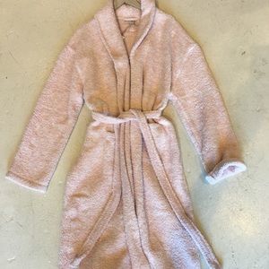 Barefoot Dreams Cozychic Heathered Robe Sz3